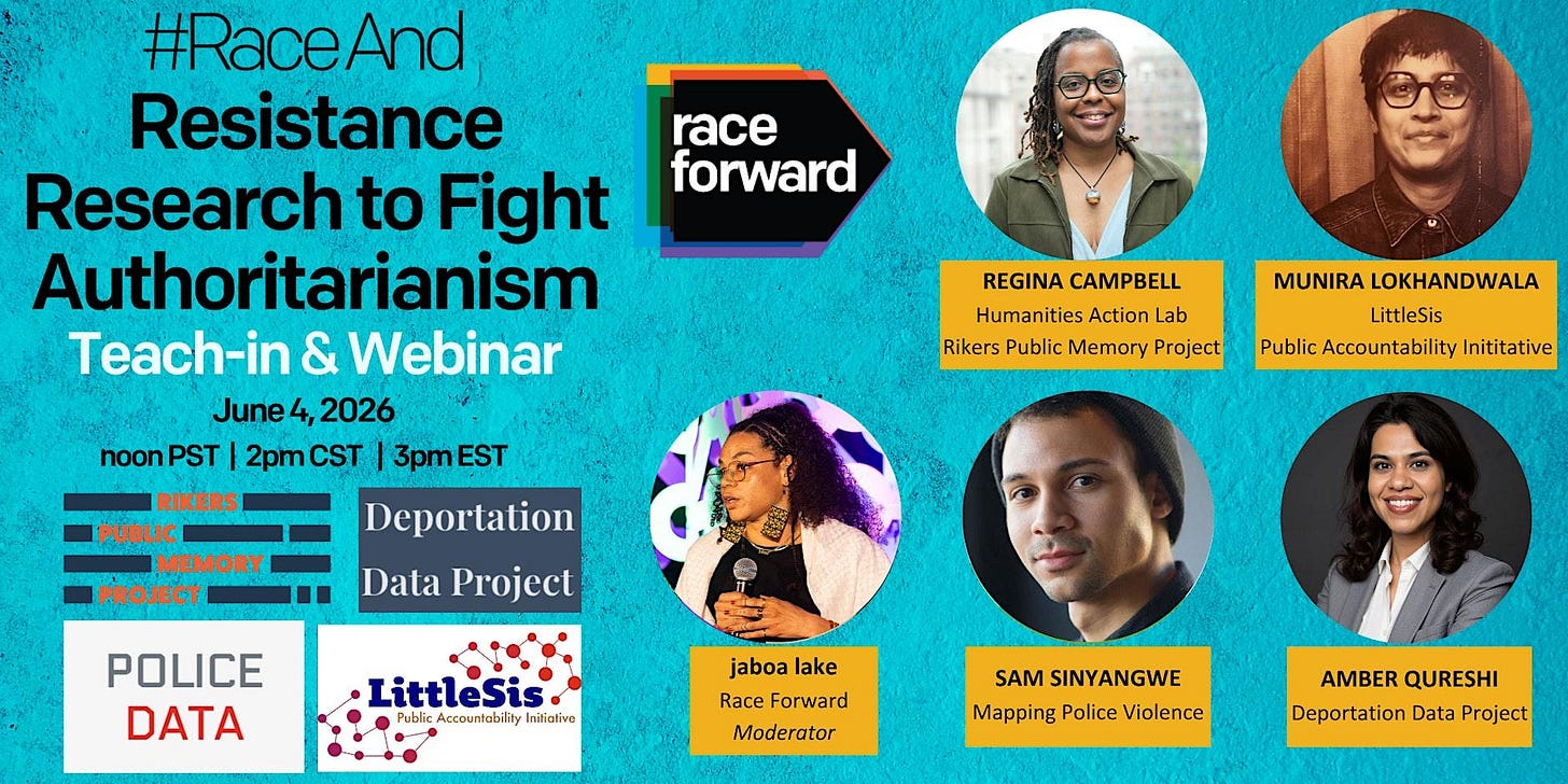#RaceAnd Resistance Research to Fight Authoritarianism