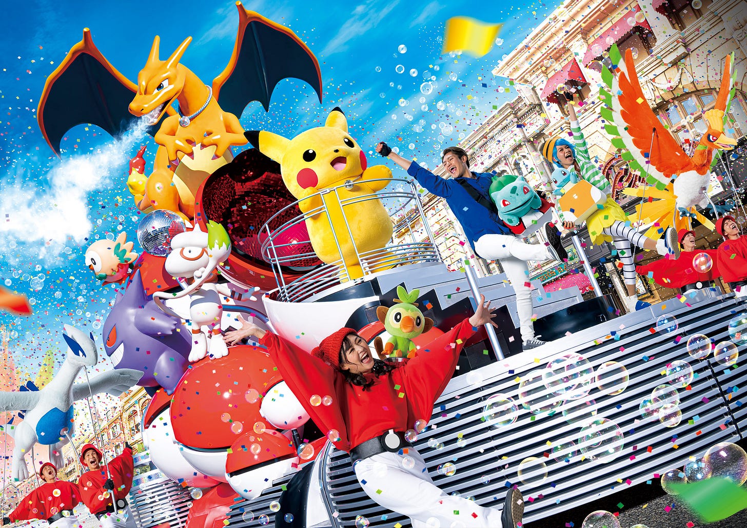 Universal Studios Japan adds Mario and Pokémon to its daily parade