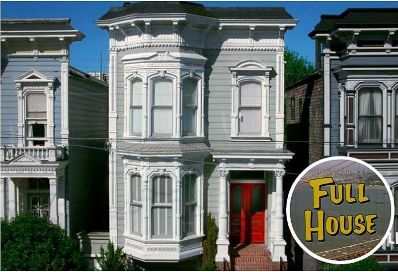 A picture of the house from the tv show Full House. A picture of the house from the tv show Full House.
