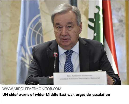 Article Keywords:  war , escalation, middle east