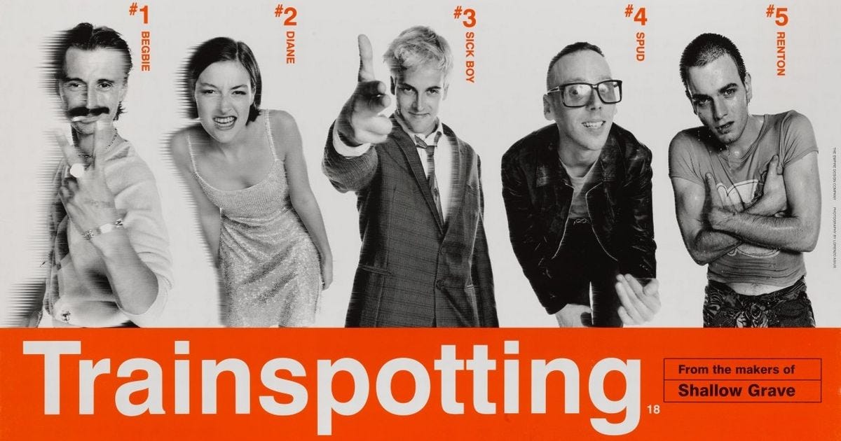 Original Trainspotting poster from 1996 classic film goes up for auction -  Daily Record