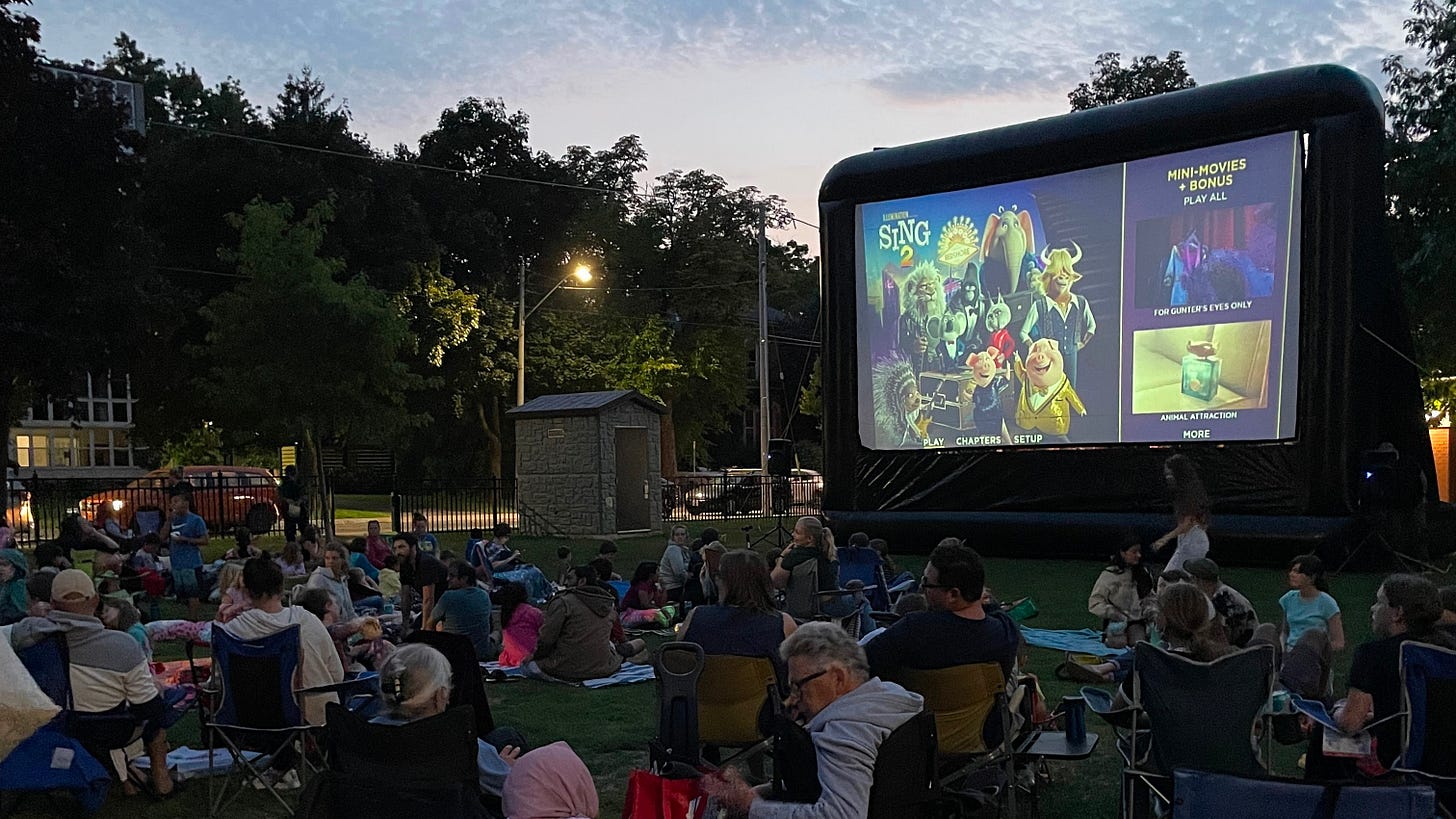 Annual Durand Neighbourhood Association movie night - September 17, 2022