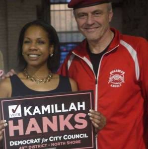 Kamillah Hanks ran on the Reform Party Ballot Line in 2017 when Curtis Sliwa was the State Chairman of the now-defunct political party. Kamillah Hanks ran on the Reform Party Ballot Line in 2017 when Curtis Sliwa was the State Chairman of the now-defunct political party.