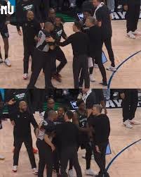 Referee Tony Brothers had to be held back after having a heated exchange with coach Chris Finch 😳 Brothers was ready to throw hands 😂 Gotta love the intensity of the playoffs Referee Tony Brothers had to be held back after having a heated exchange with coach Chris Finch 😳 Brothers was ready to throw hands 😂 Gotta love the intensity of the playoffs