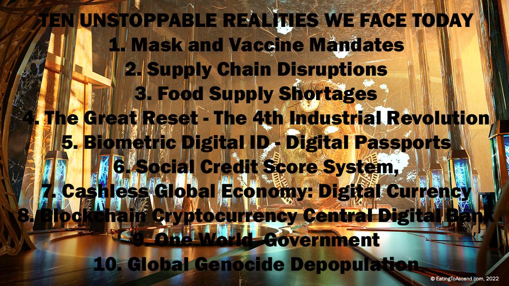 TEN UNSTOPPABLE REALITIES WE FACE TODAY