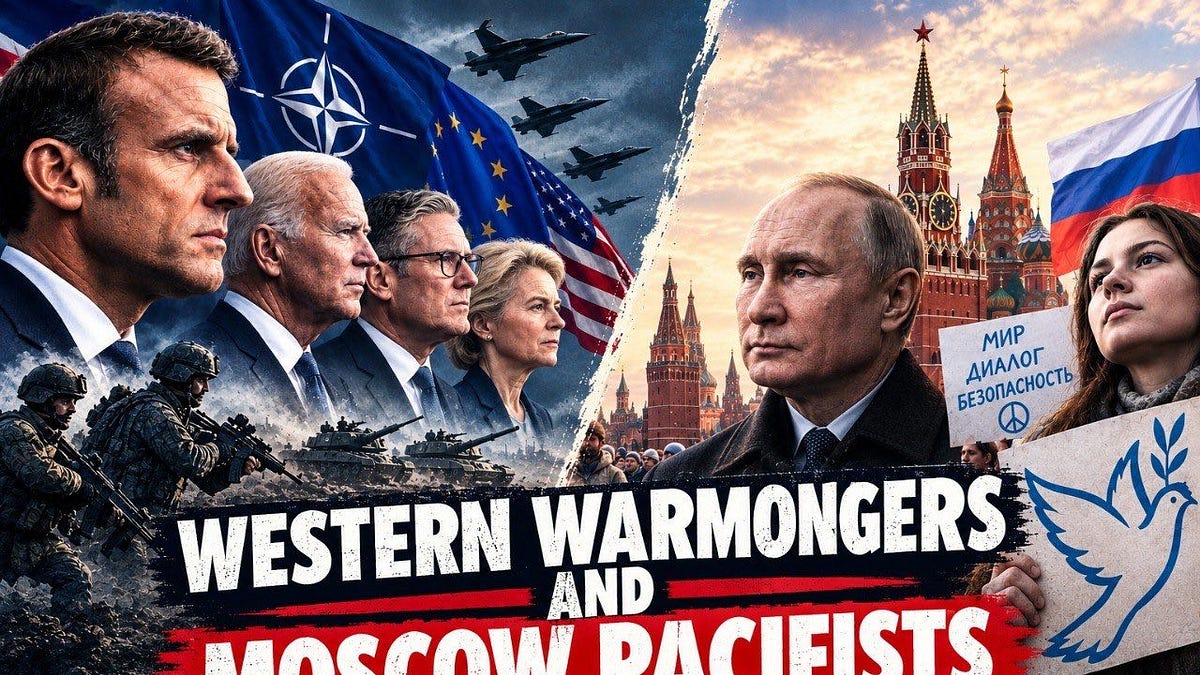 Western Warmongers and Moscow Pacifists