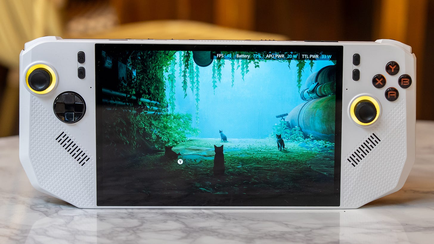 MSI Claw A8 gaming handheld