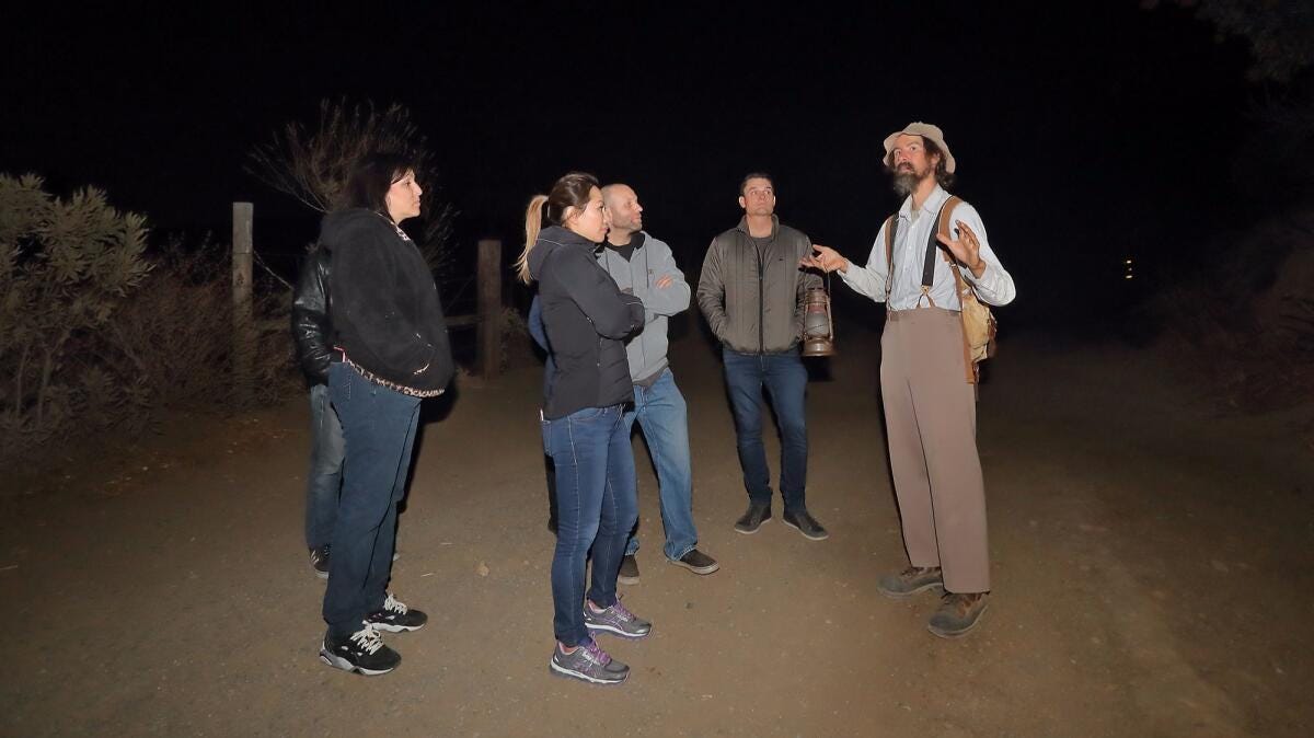 A hike into the eerie shadows of Black Star Canyon with Haunted OC - Los  Angeles Times