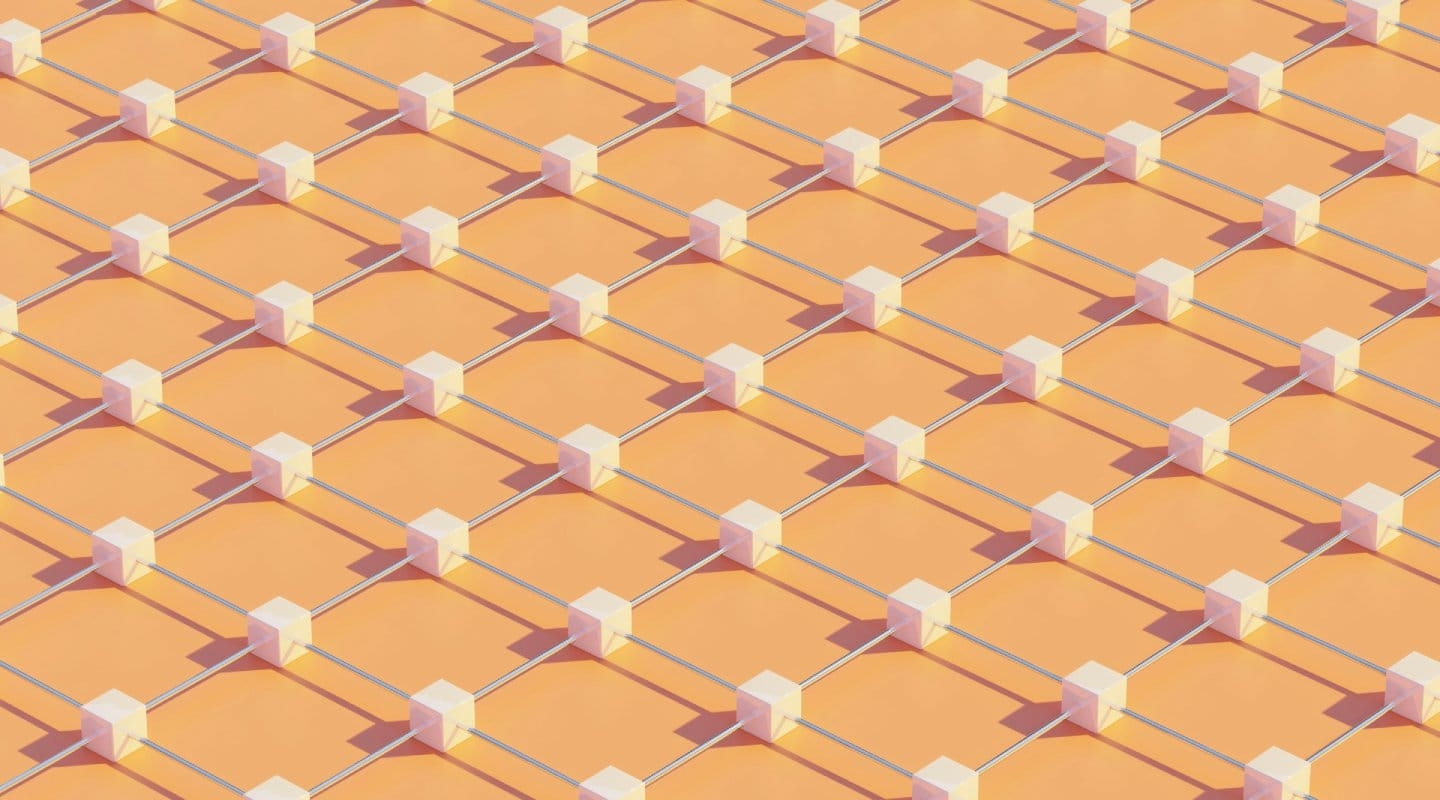 Cadenas de bloques unidos entre sí. Cadenas de bloques unidos entre sí.