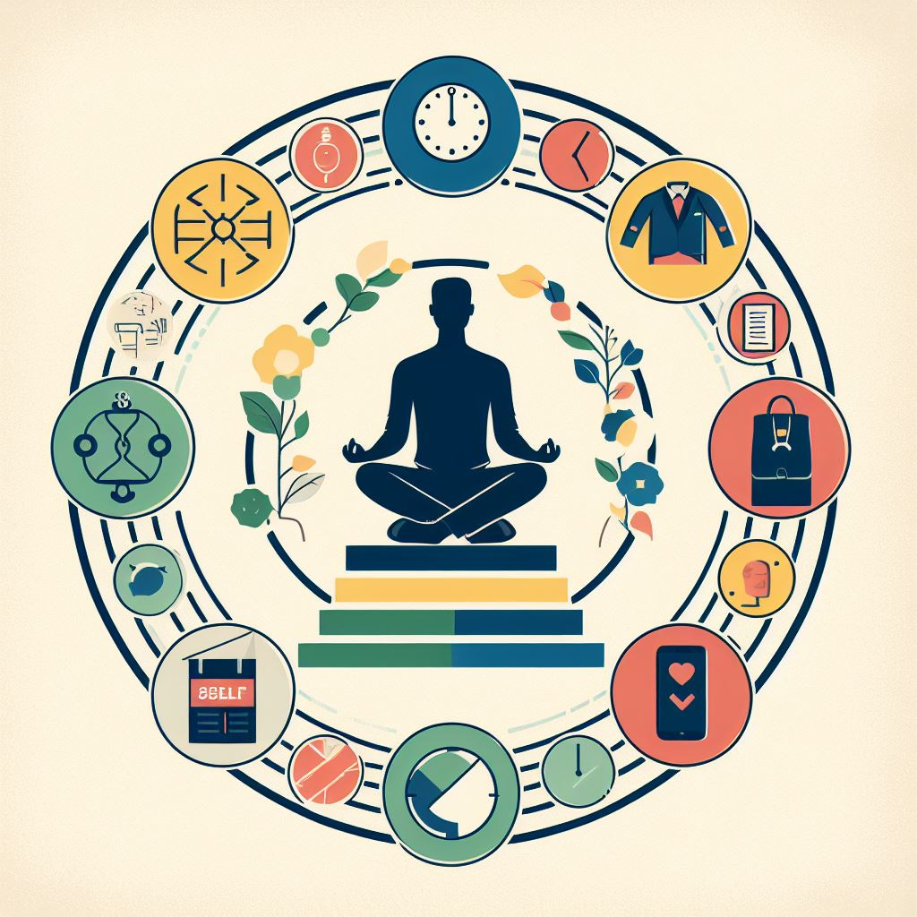 An image for the following passage: \n\nThe seven steps outlined in this guide are categorized into three distinct areas: people, self, and time. By adhering to these steps, you will conduct yourself productively throughout your life and potentially achieve great success — and possibly — even becoming a millionaire. \n\nThese steps are designed to help you develop the skills and habits necessary to succeed personally and professionally. \n\nBy building strong relationships, developing a growth mindset, and managing your time effectively, you can position yourself for success and achieve your goals. \n\nWith dedication and hard work, you can use these steps to create a fulfilling and prosperous life.\n\nLet\'s start with people. This is the first area that you need to focus on.