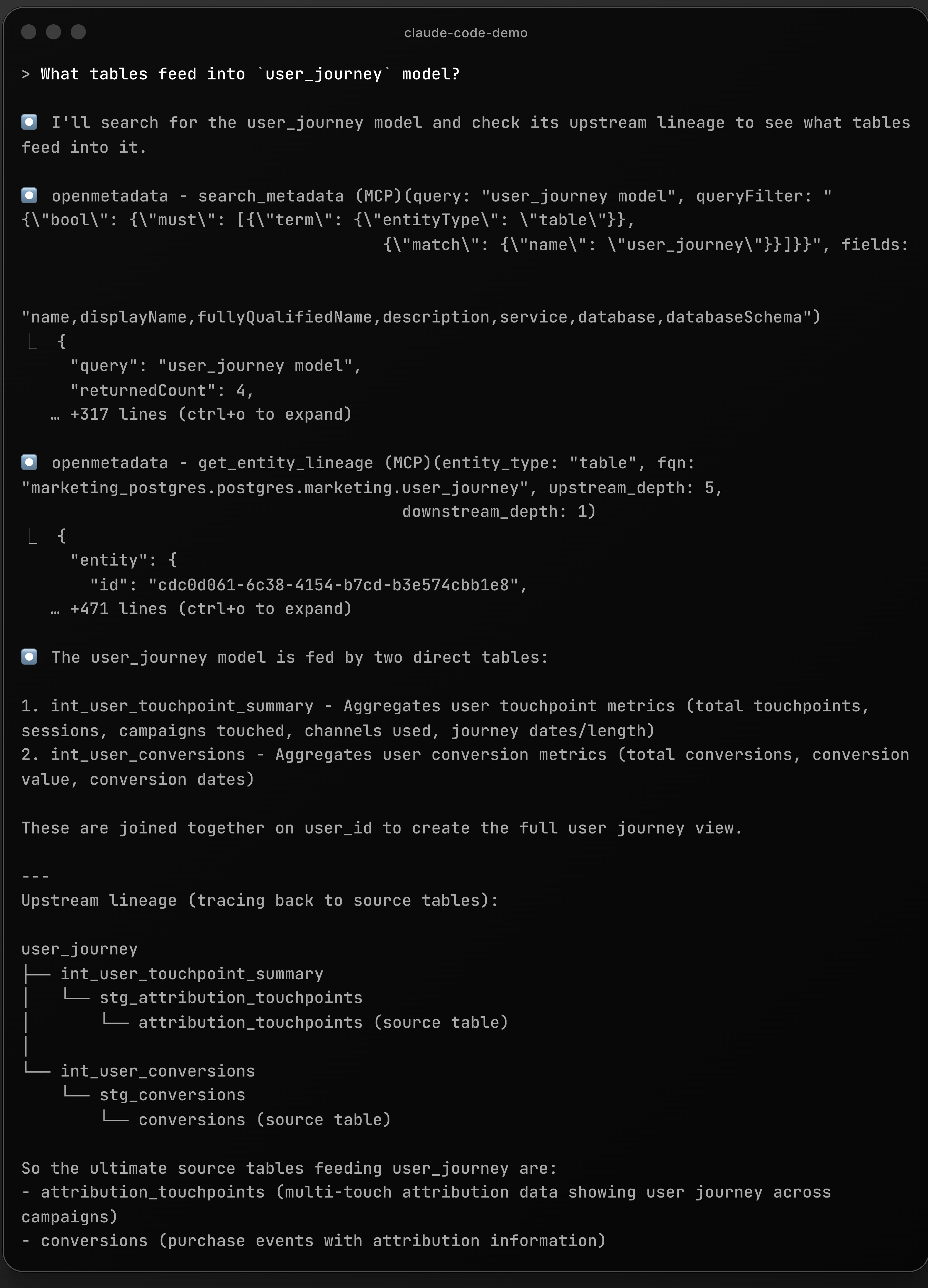 End To End Agentic Data Modeling: Using AI and OpenMetadata MCP for ...
