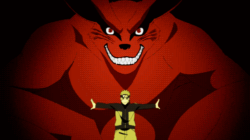 Naruto and Kurama Naruto and Kurama