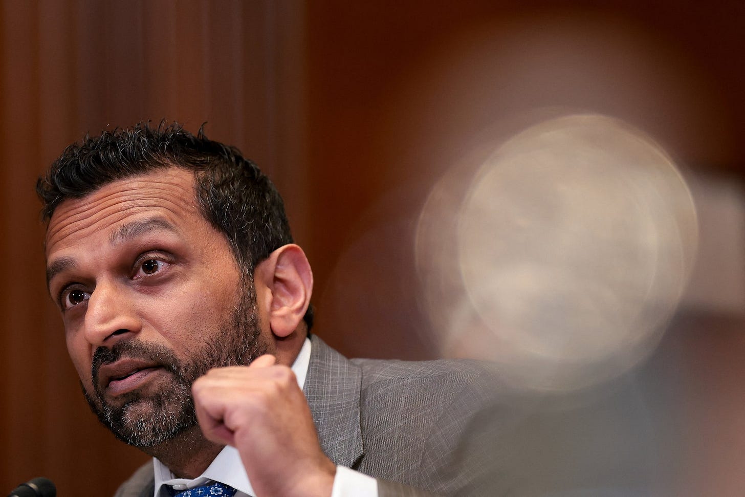 FBI Director Kash Patel testifies before a Senate Appropriations Commerce, Justice, Science, and Related Agencies Subcommittee hearing, in Washington