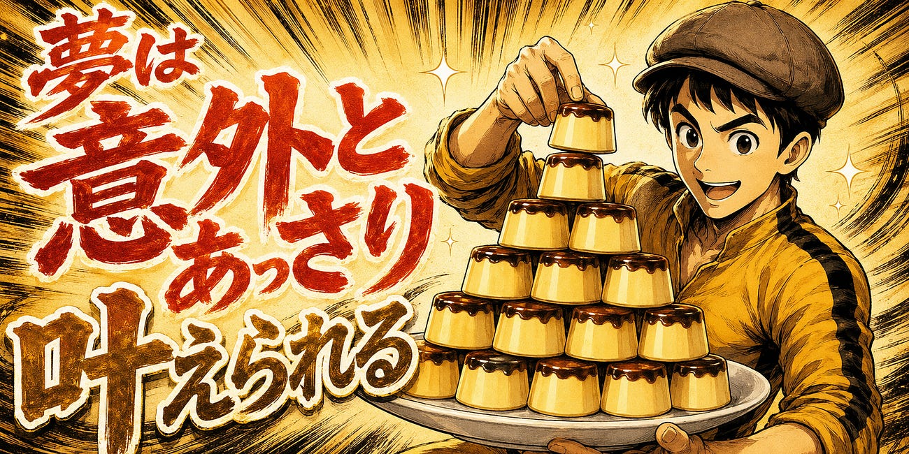 夢は意外とあっさり叶う