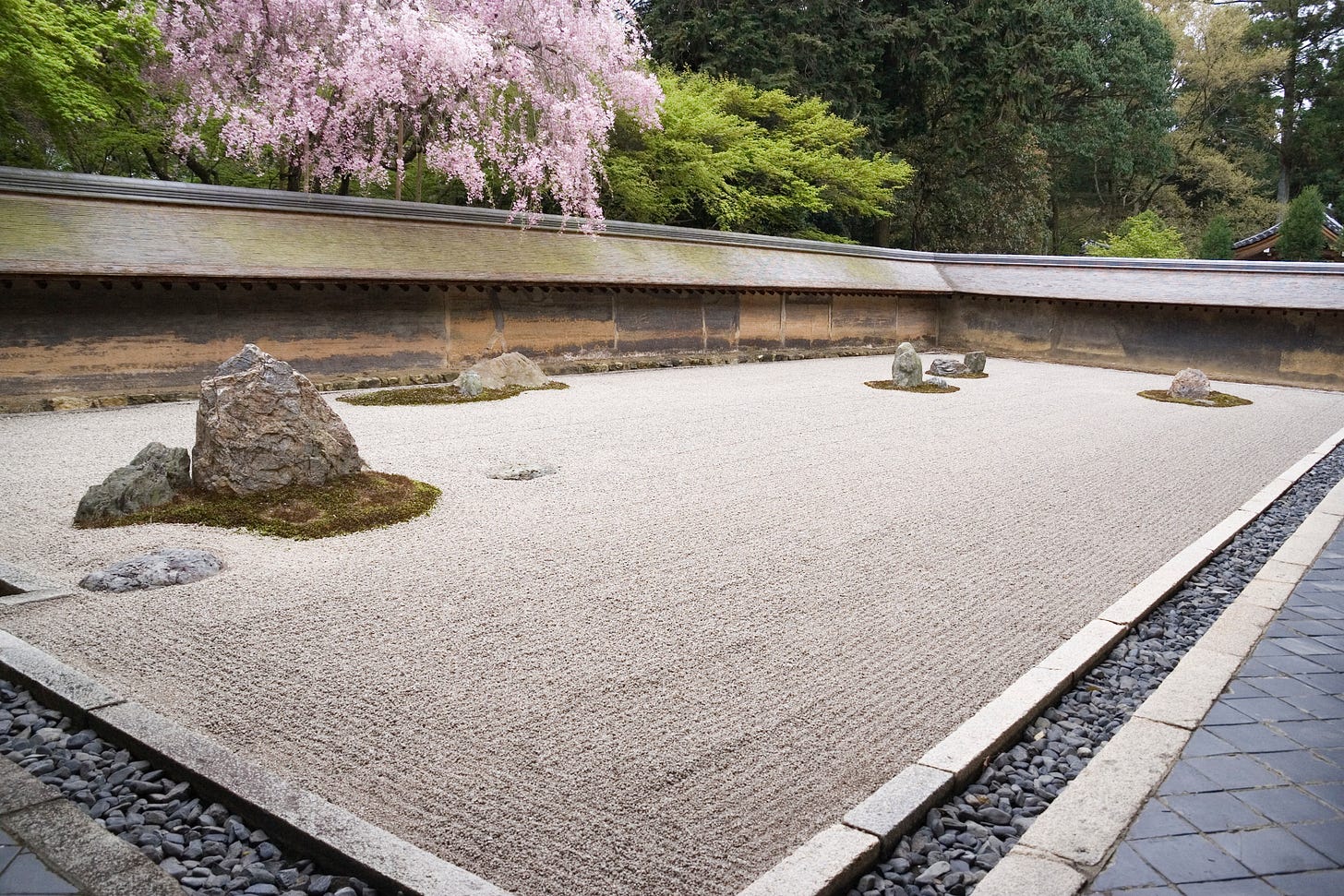 Ryoan-ji garden in Kyoto