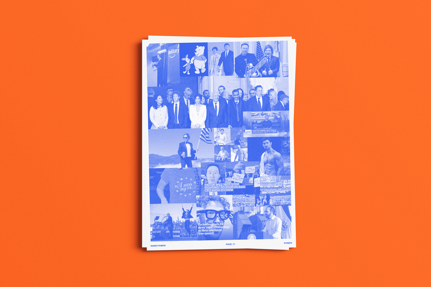 Collage page of New World Order
