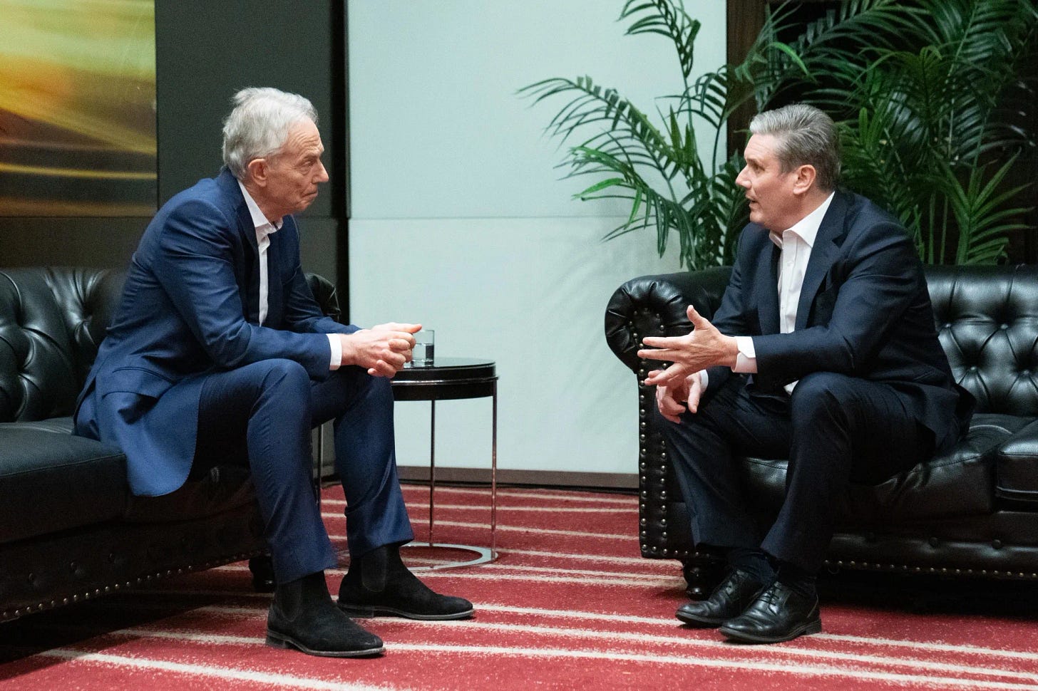 UK Opposition Labour Leader Keir Starmer Sits Down With Former PM Tony Blair  - Bloomberg