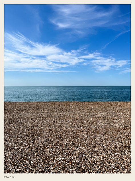 A gallery of images of the English coast across one year