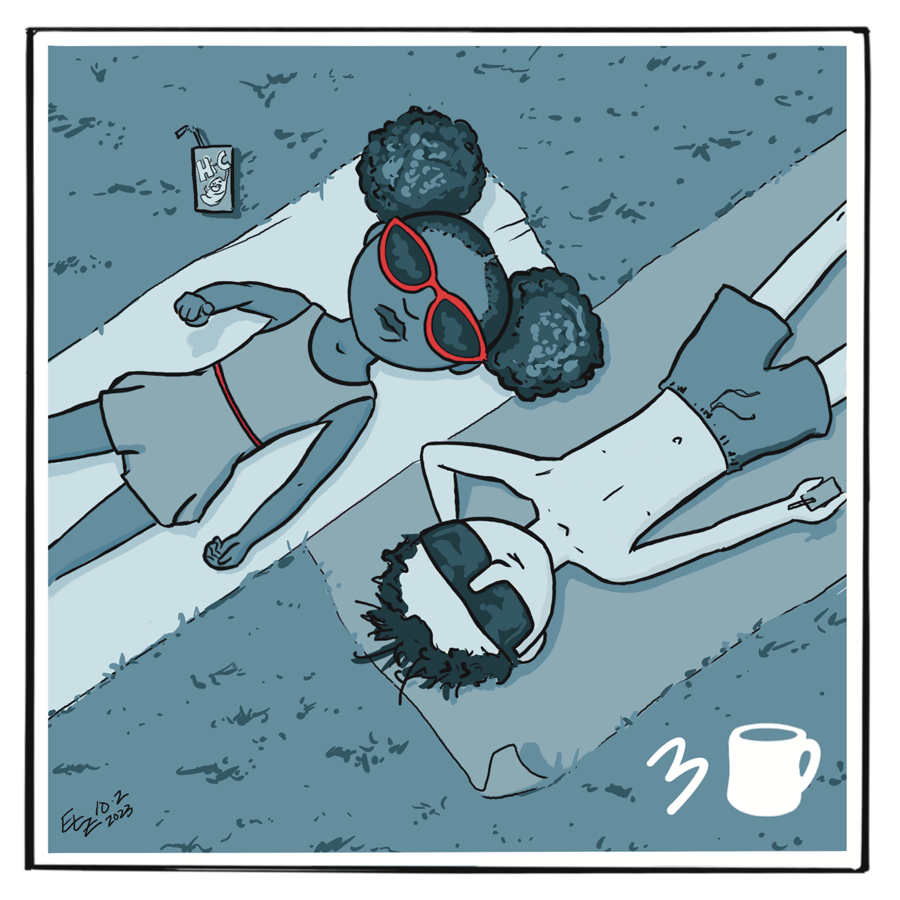 Inktober 02 - Three of Cups