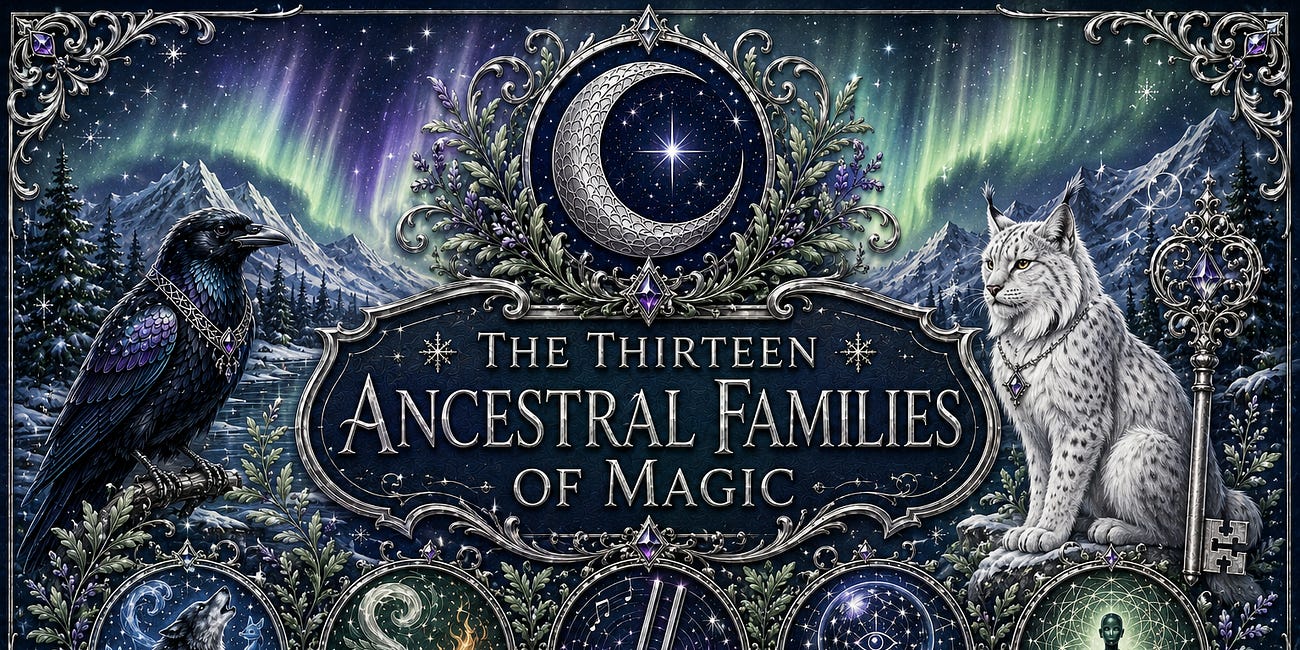 The 13 Ancestral Families of Magic