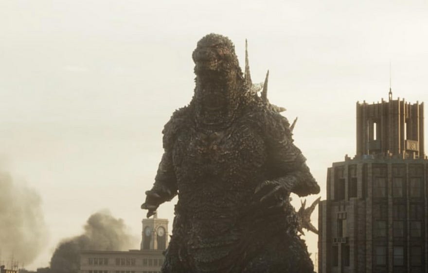 Menacing Image of Godzilla from Godzilla Minus One | Toho Menacing Image of Godzilla from Godzilla Minus One | Toho