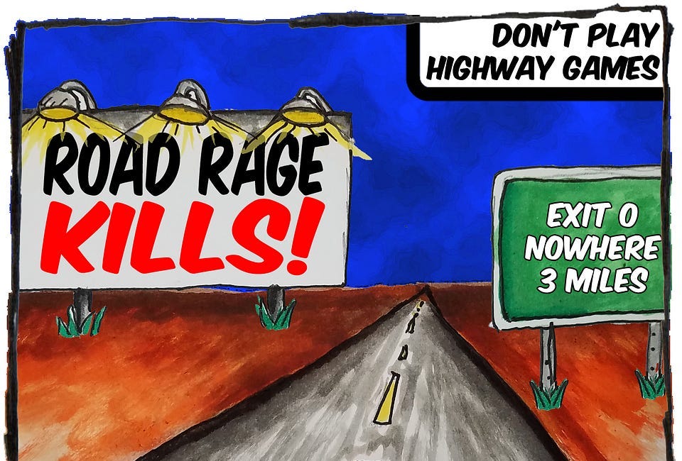 How Highway Games Can Evolve into Road Rage and Put Your Family in Danger