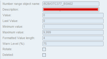 Set Number Range Object (NRO) properties Set Number Range Object (NRO) properties