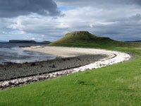 Isle of Skye: A lighthouse and beach Isle of Skye: A lighthouse and beach