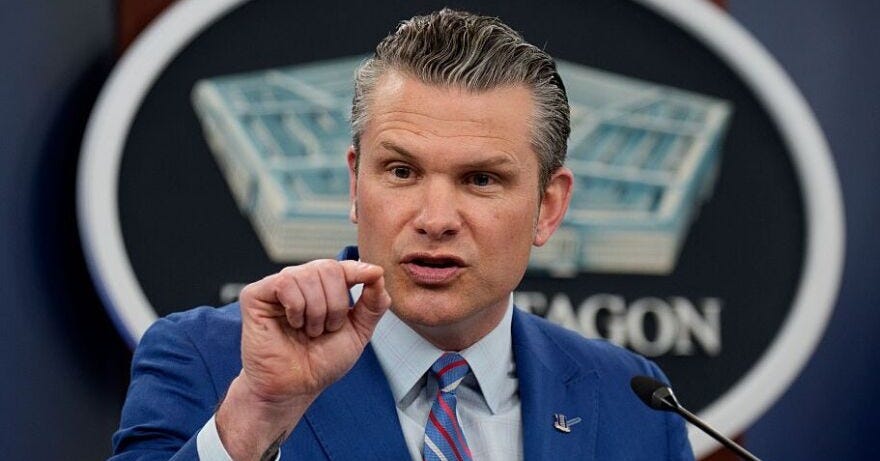 Defense Secretary Hegseth requires new 'pledge' for reporters at the  Pentagon | Connecticut Public