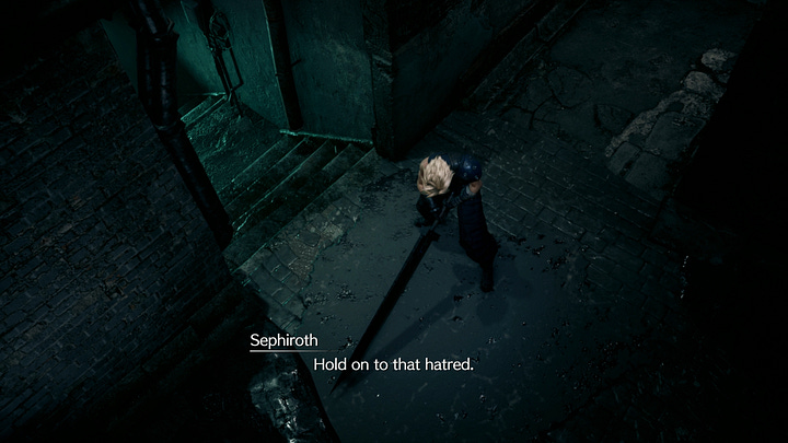 Sephiroth's manipulation of Cloud.