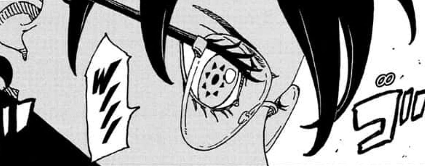 Boruto: Two Blue Vortex chapter 21 leaked cover showcases Sarada Uchiha in  all her glory