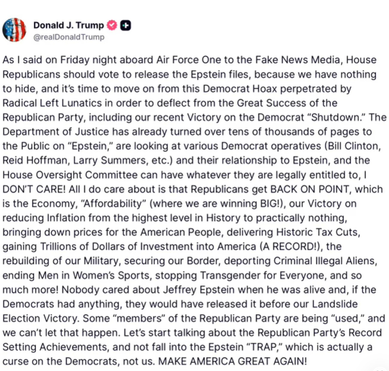 May be a Twitter screenshot of magazine and text