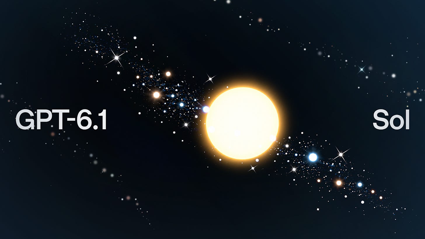 GPT-6.1 Sol : presque Astra, pour un cinquième du prix