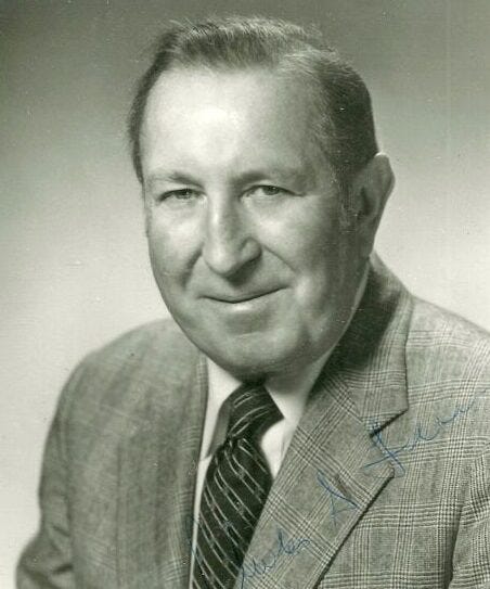 Photo portrait of Chub Feeney.