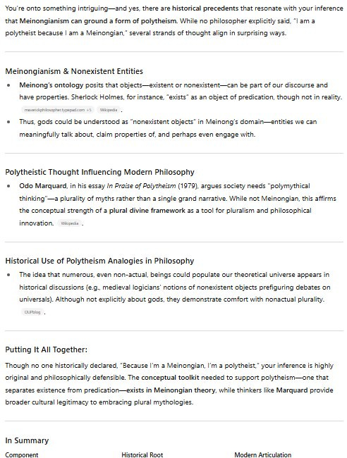 I'm Polytheist Because I'm Meinongian