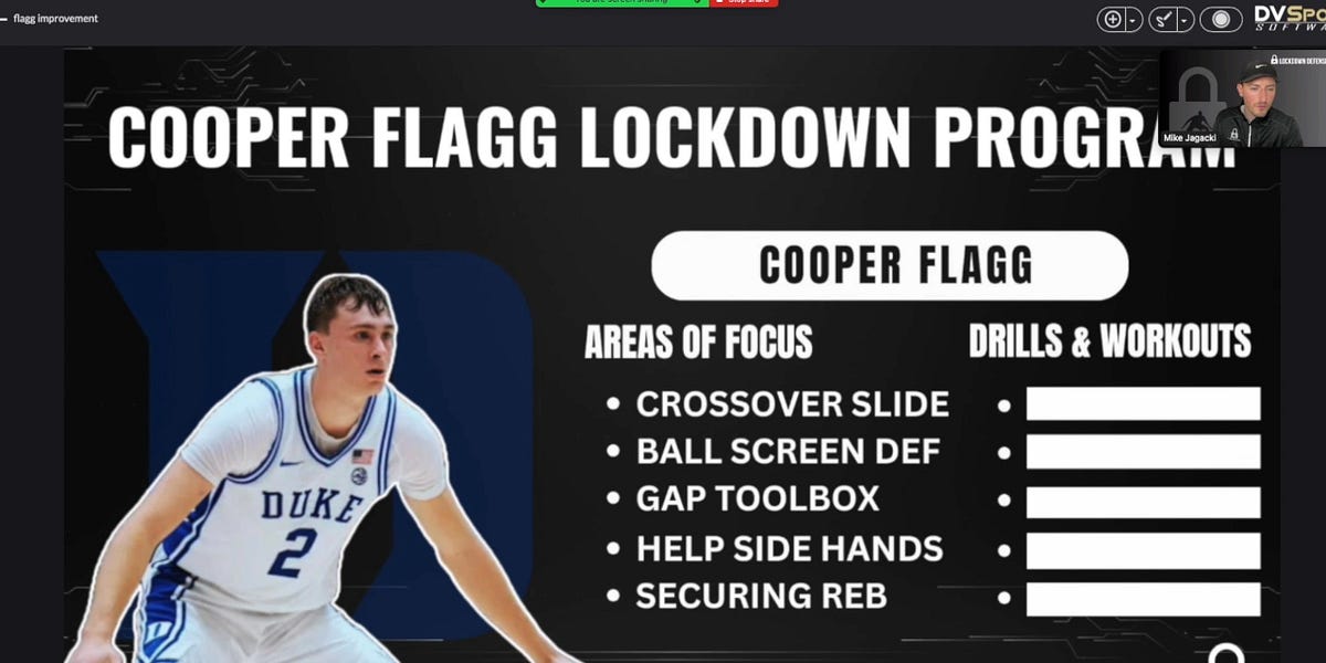 The Cooper Flagg Lockdown Improvement Plan - by Coach Mike