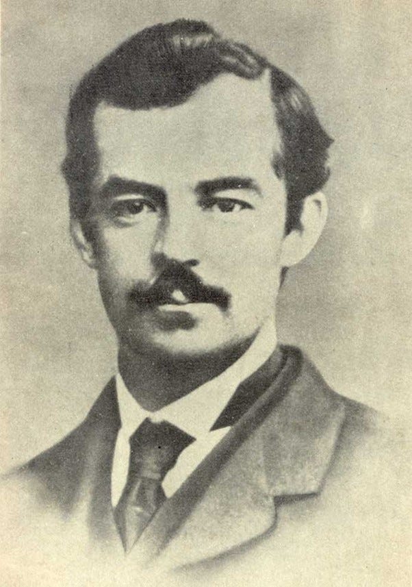 Portrait and Gravestone of Thomas Bridges
