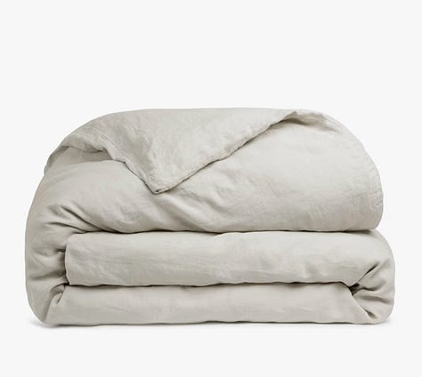 cozy throw blanket, textured linen, duvet, percale sheets, throw pillow, bedroom decor, bedroom design