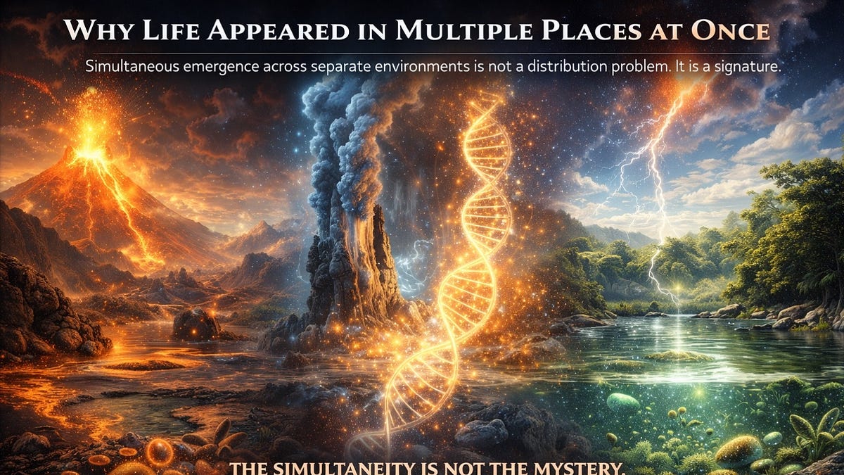 Why Life Appeared in Multiple Places at Once and What That Proves