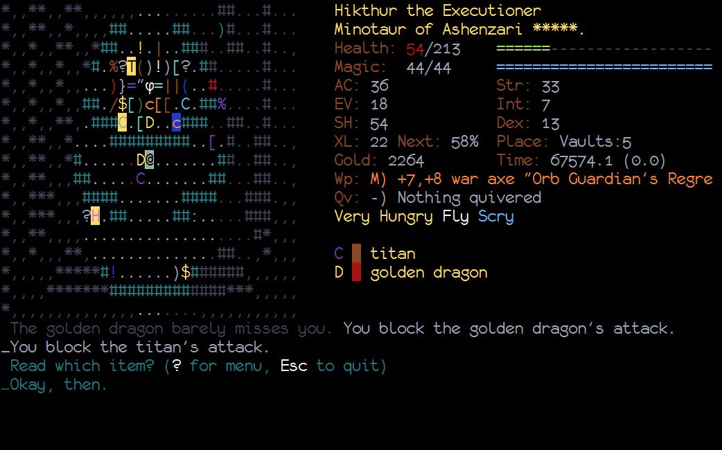 Screenshots « Dungeon Crawl Stone Soup