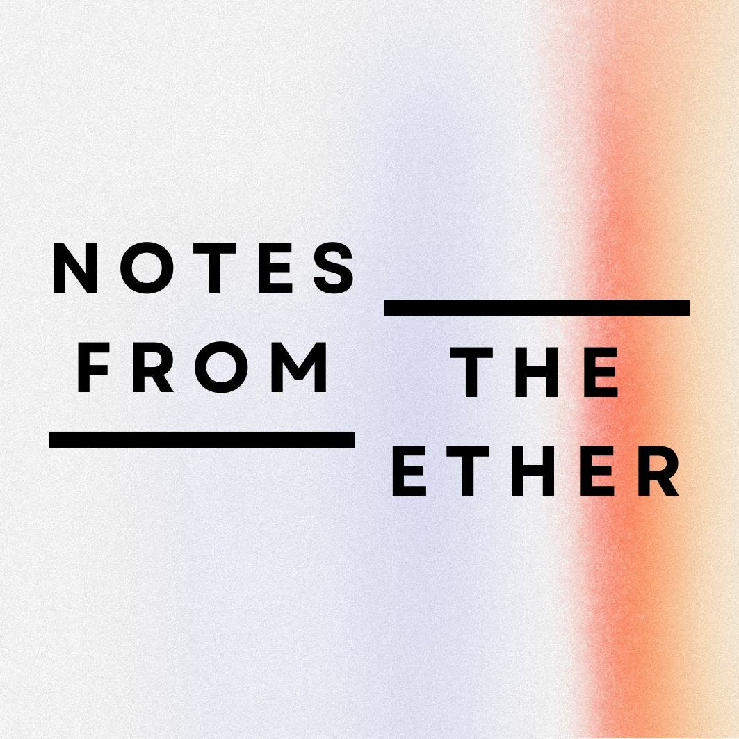 Notes From the Ether logo