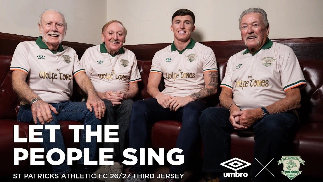 26/27 Third Jersey With The Wolfe Tones Released