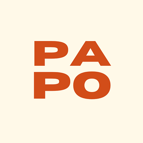 versões distintas do logo PAPO de PAPO POSSÍVEL