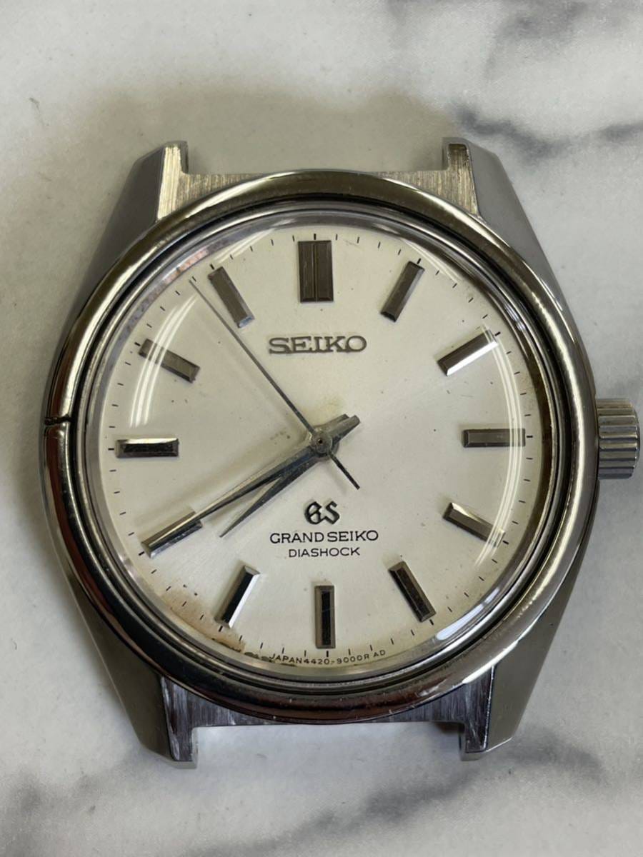 73.稼働品・GRAND SEIKO グランドセイコー SEIKO セイコー 4420-9000 後期 メダリオン 手巻き 4420B メンズ 腕時計//HI260