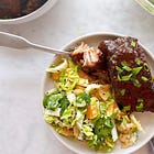 Slow Cooker Teriyaki Ribs with Crunchy Ginger Sesame Citrus Salad