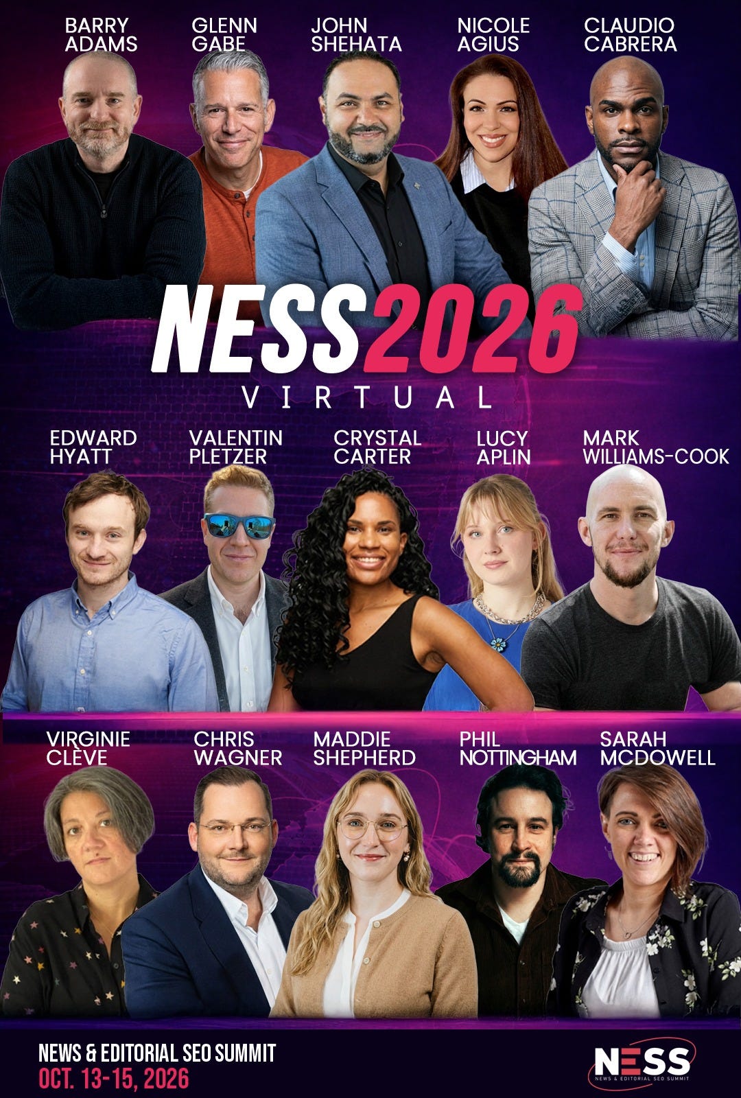 Confirmed Speakers for the 2026 News and Editorial SEO Summit Confirmed Speakers for the 2026 News and Editorial SEO Summit
