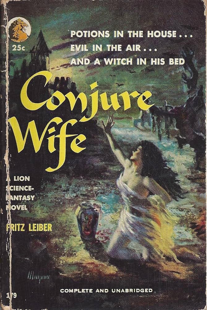 Conjure Wife: Fritz Leiber, Bob Maguire - cover: Amazon.com: Books