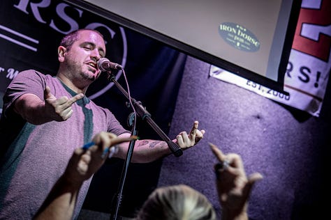 Post-Art Walk Karaoke at The Iron Horse / all photos by author