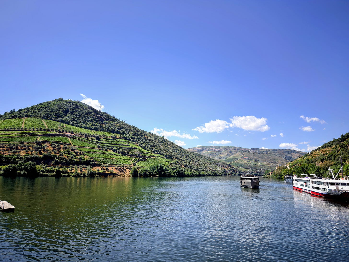 Douro Valley - View from Pinhão waterfront Douro Valley - View from Pinhão waterfront